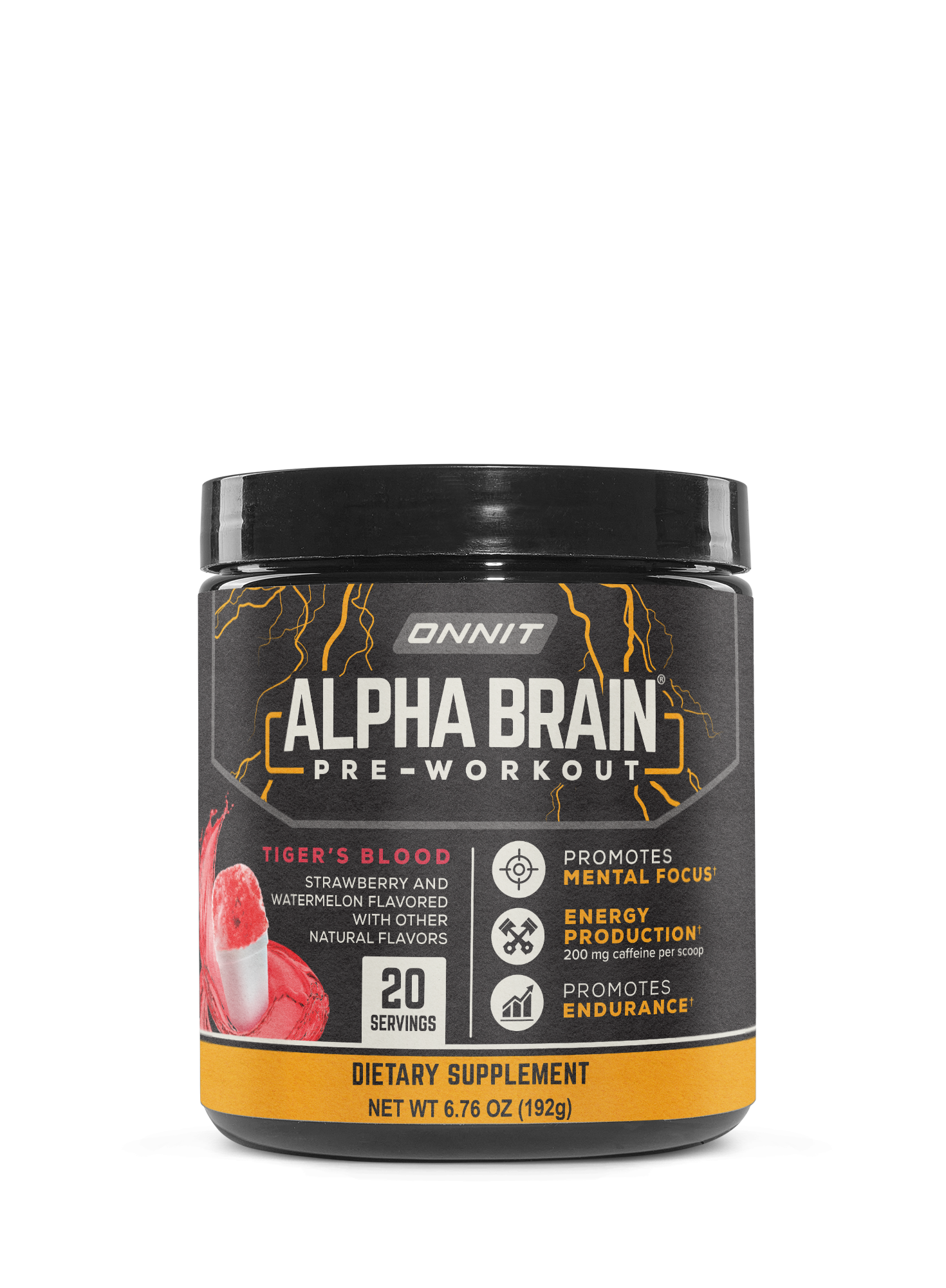 Alpha BRAIN® Pre-Workout - Tiger's Blood (20 Serving Tub)
