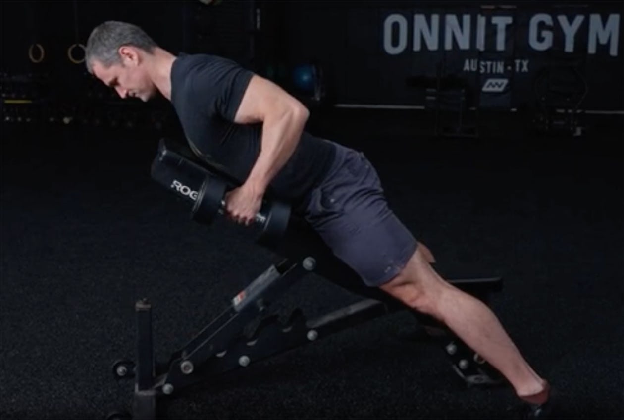 Do Chest-Supported Rows To Build Back Strength