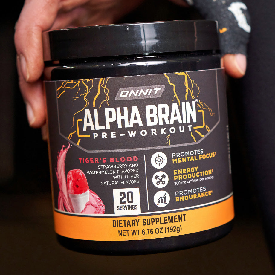 Alpha BRAIN® Pre-Workout - Tiger's Blood (20 Serving Tub)