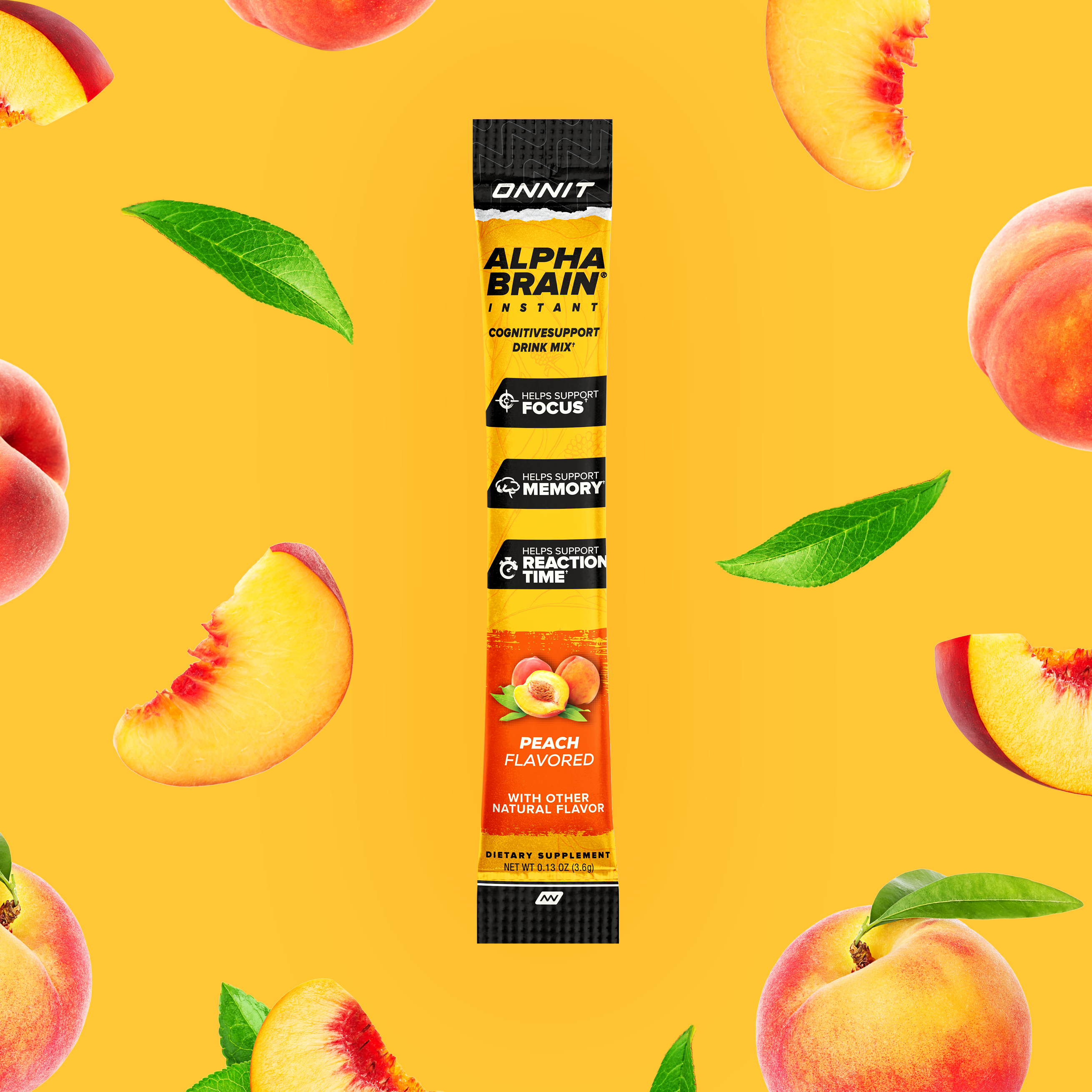 Alpha BRAIN® Instant - Peach (30 ct)