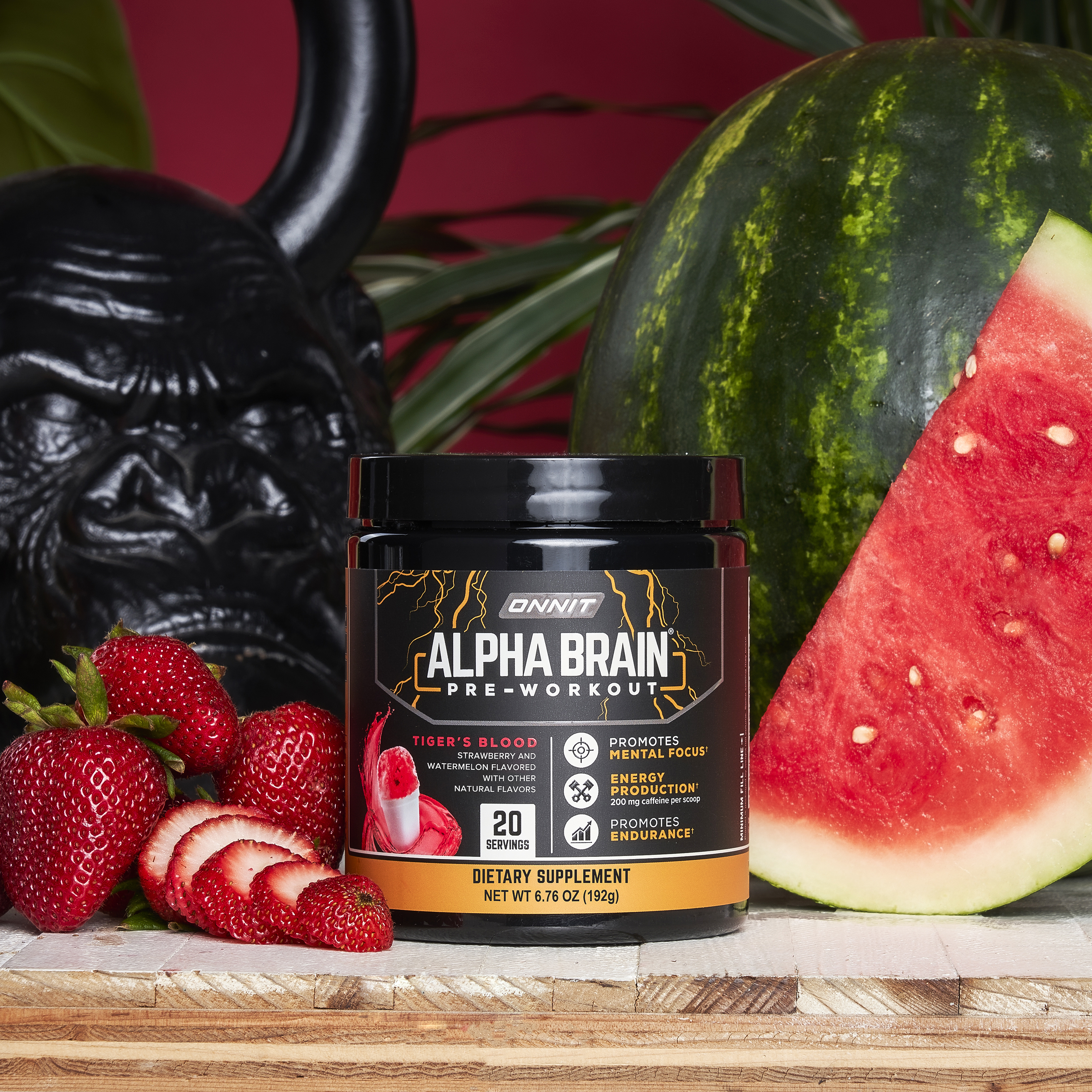 Alpha BRAIN® Pre-Workout - Tiger's Blood (20 Serving Tub)