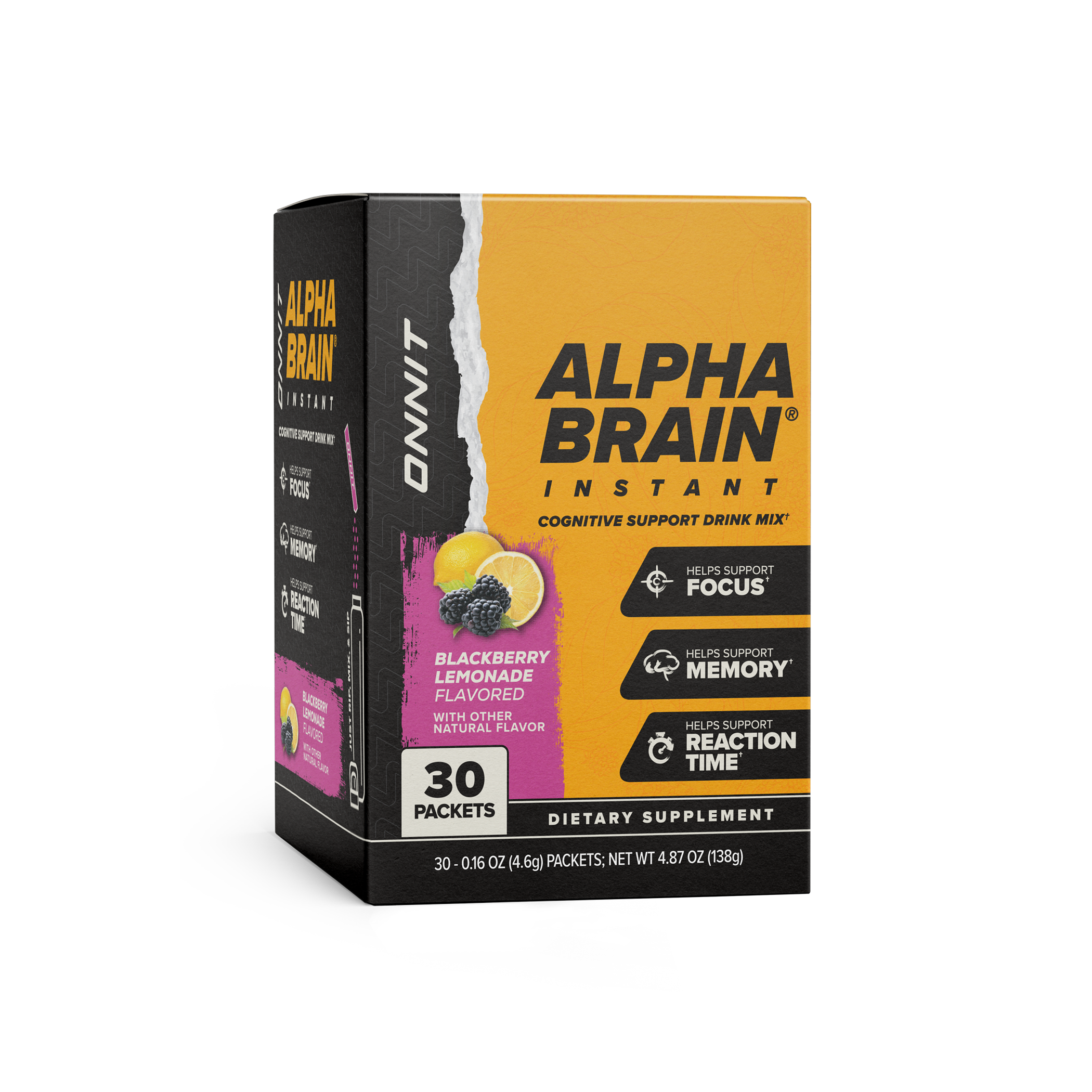 Alpha BRAIN® Instant - Blackberry Lemonade (30 ct)