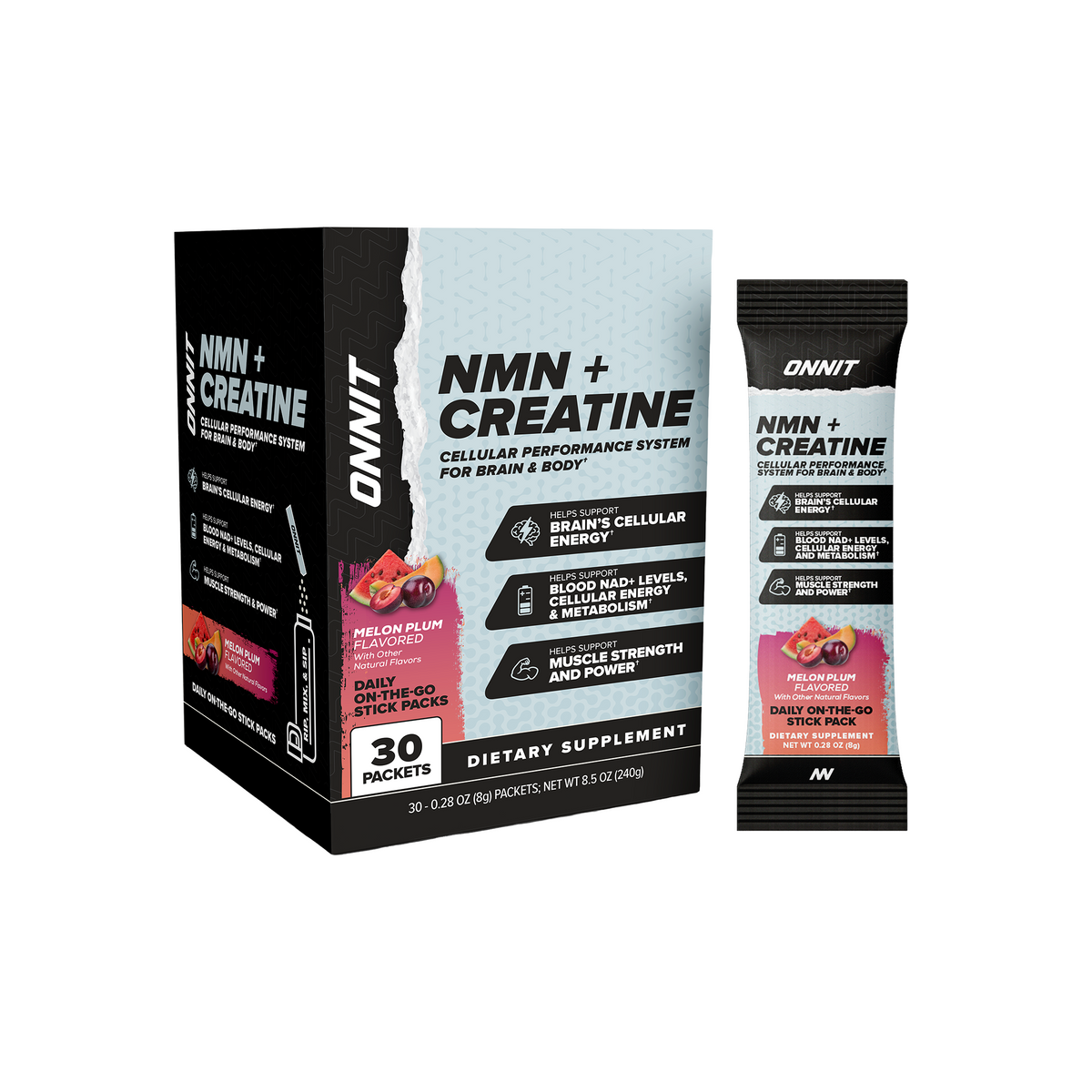 NMN + Creatine - Melon Plum (30 ct)