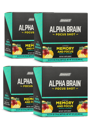 Alpha BRAIN® Focus Shot - Tropical (2.5 fl oz, 24 ct)