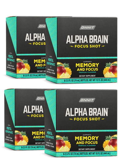 Alpha BRAIN® Focus Shot - Tropical (2.5 fl oz, 24 ct)