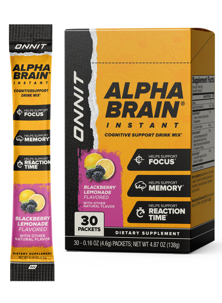 Alpha Brain® Instant: Great-tasting Nootropic Drink Mix | Onnit