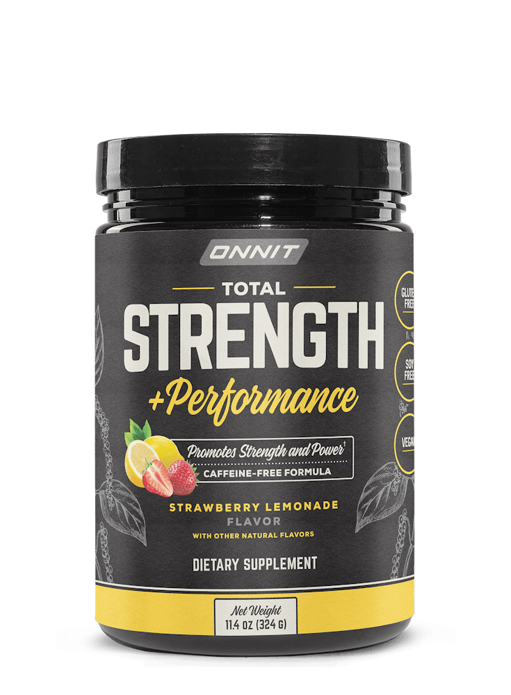 Total Strength + Performance: Stimulant-free Pre-workout Powder | Onnit